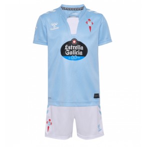 Celta Vigo Replika Babytøj Hjemmebanesæt Børn 2024-25 Kortærmet (+ Korte bukser)